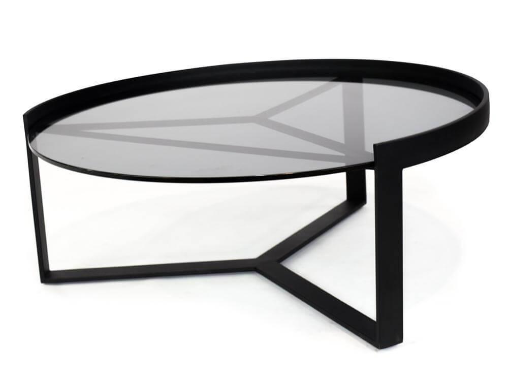 Calibre 90cm Glass Coffee Table - Large CF387-L-Coffee Tables-Calibre-Prime Furniture