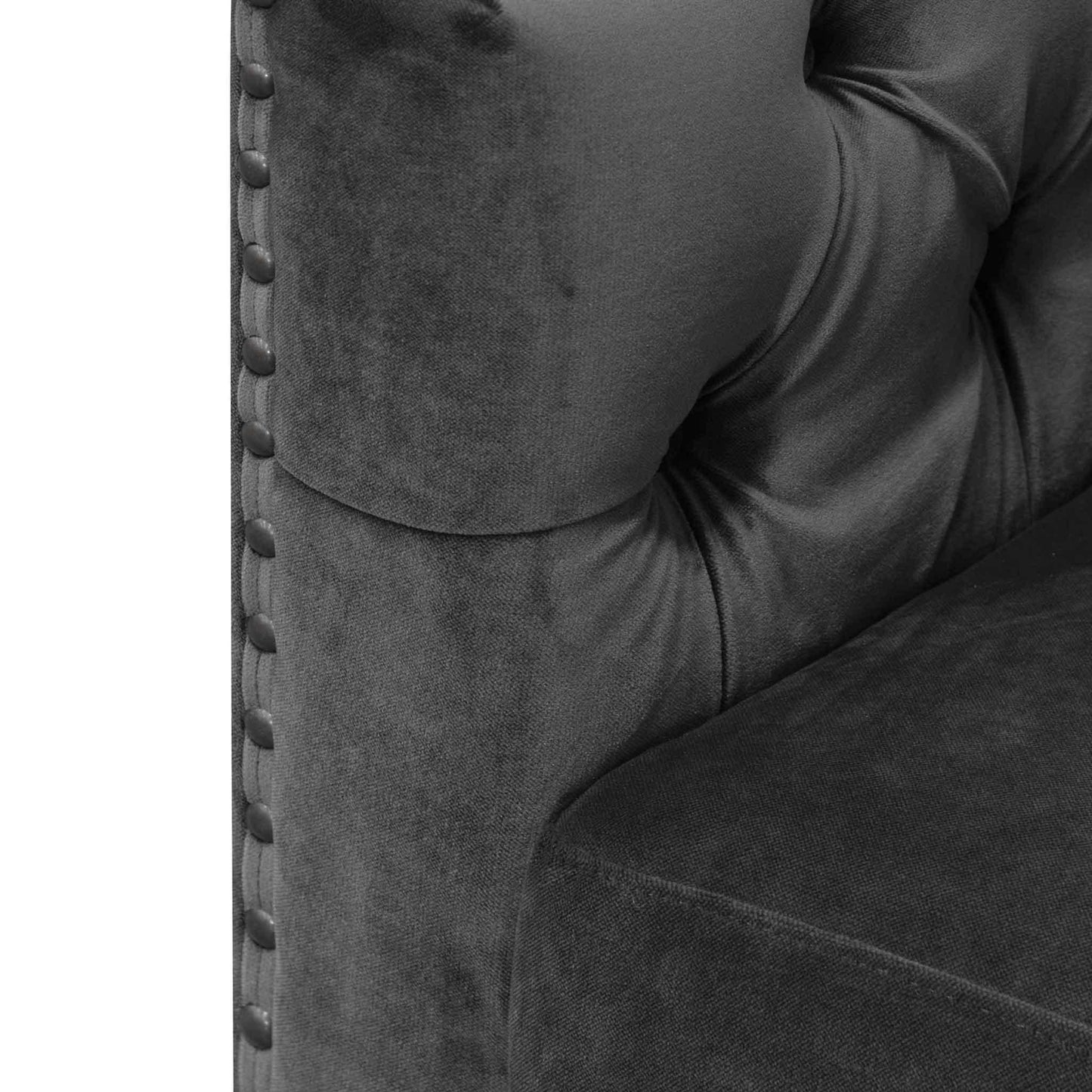 Calibre Armchair - Cosmic Grey velvet LC6147-CA - Arm ChairsLC6147-CA 3