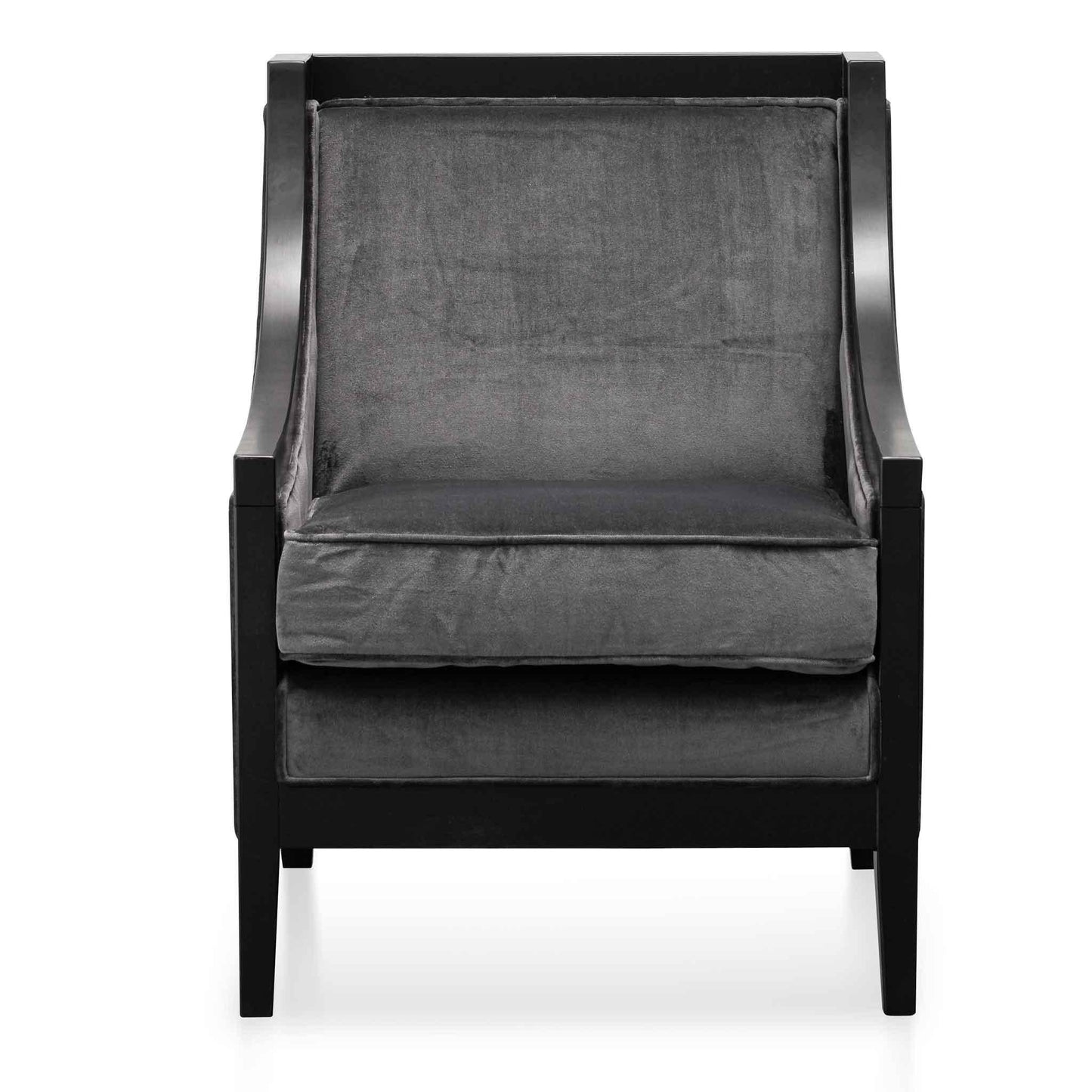 Calibre Armchair - Cosmic Grey Velvet LC6375-CA - Arm ChairsLC6375-CA 4