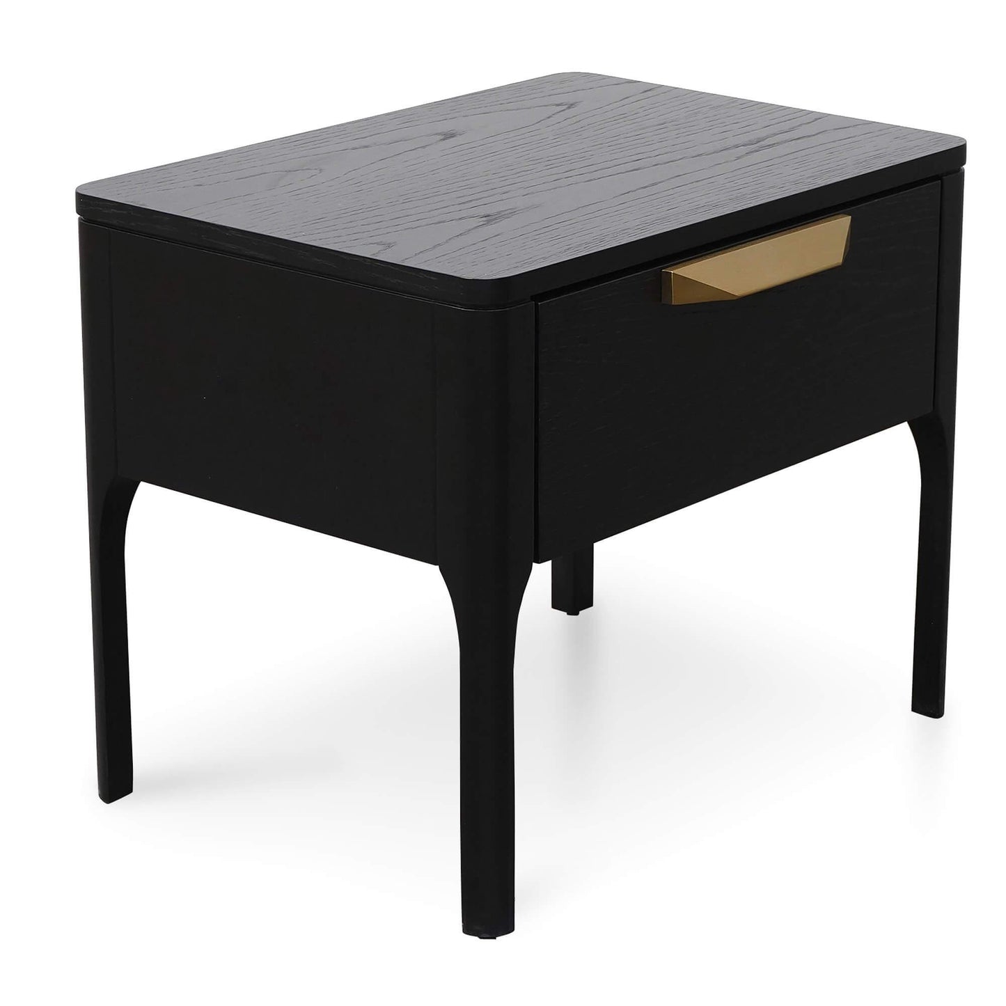 Calibre Bedside Table - Black Veneer ST2809-CN-Side Table-Calibre-Prime Furniture