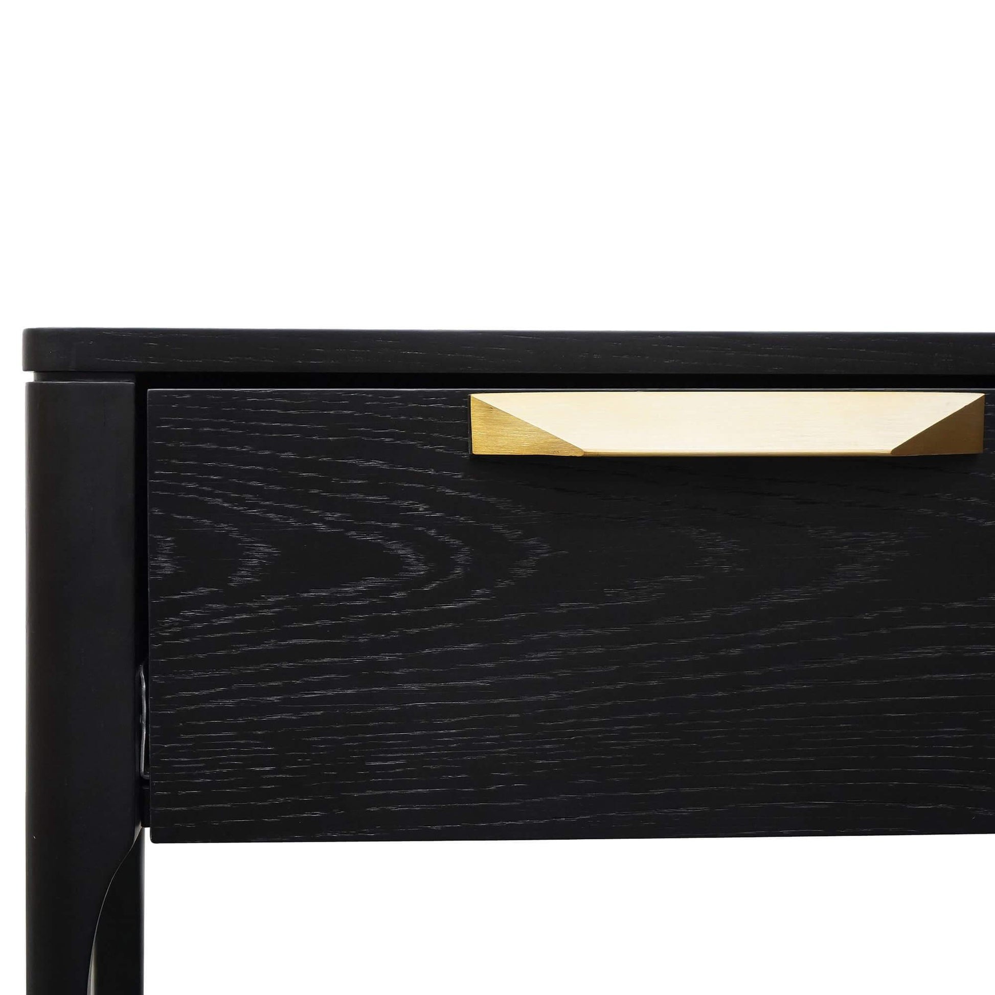 Calibre Bedside Table - Black Veneer ST2809-CN-Side Table-Calibre-Prime Furniture