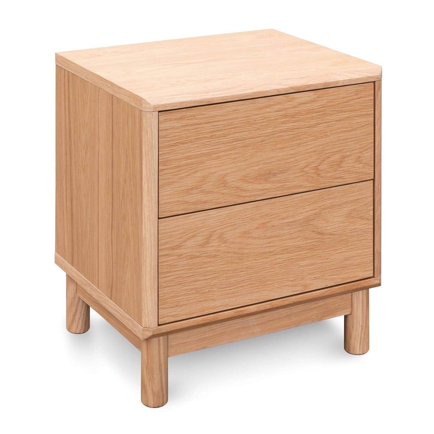 Calibre Bedside Table - Natural Oak ST6087-CN-Side Table-Calibre-Prime Furniture