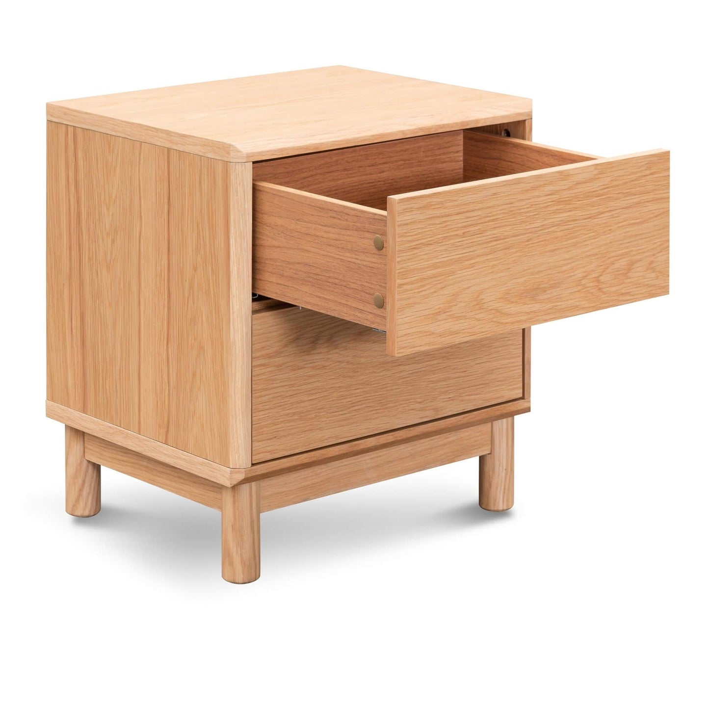 Calibre Bedside Table - Natural Oak ST6087-CN-Side Table-Calibre-Prime Furniture