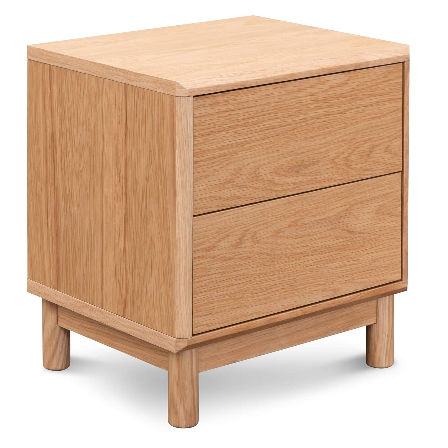 Calibre Bedside Table - Natural Oak ST6087-CN-Side Table-Calibre-Prime Furniture