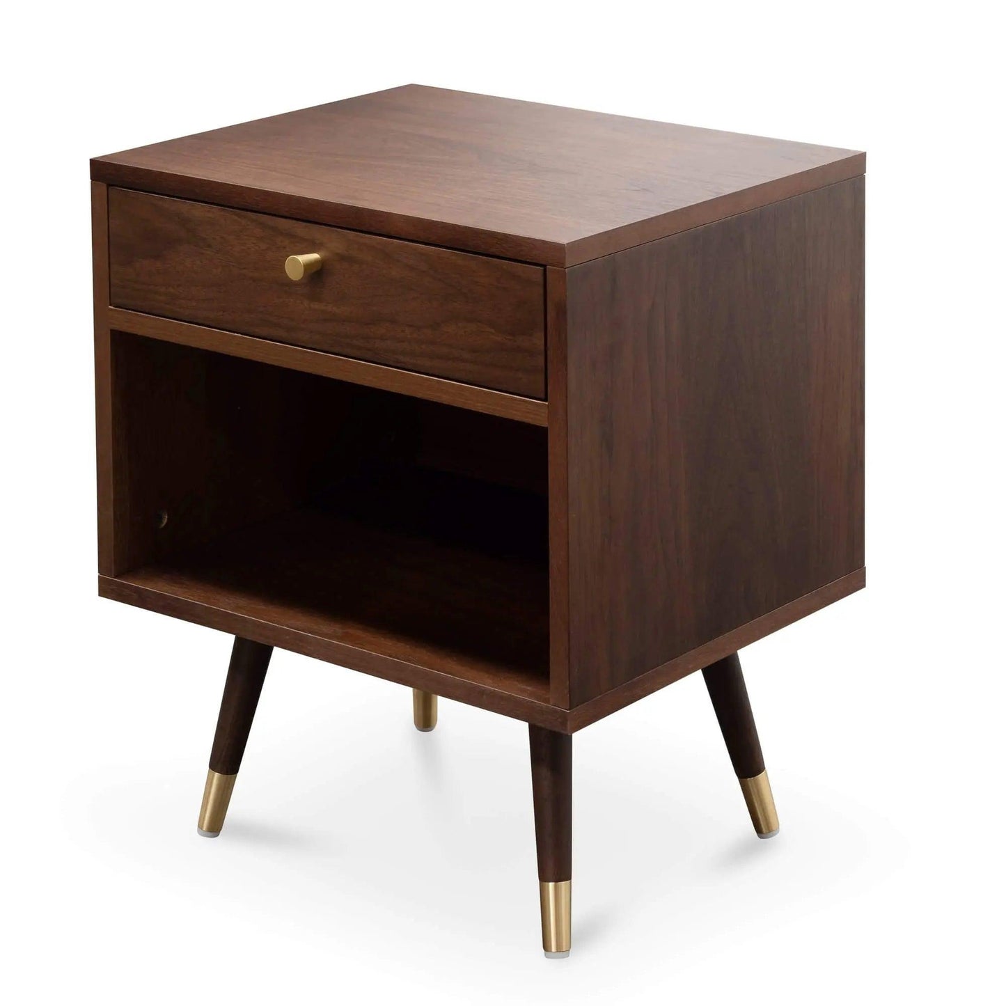 Calibre Bedside Table - Walnut ST2517-KD - Side TableST2517-KD 5