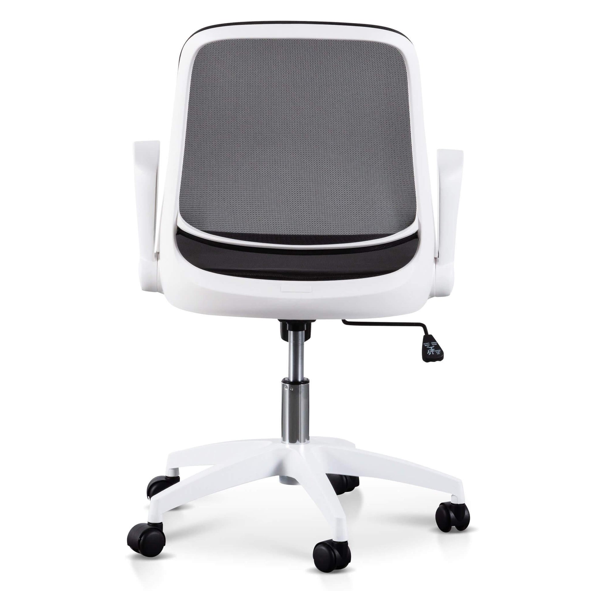 Calibre Black Office Chair - White Arm and Base OC6190-LF - Office/Gaming ChairsOC6190-LF 3