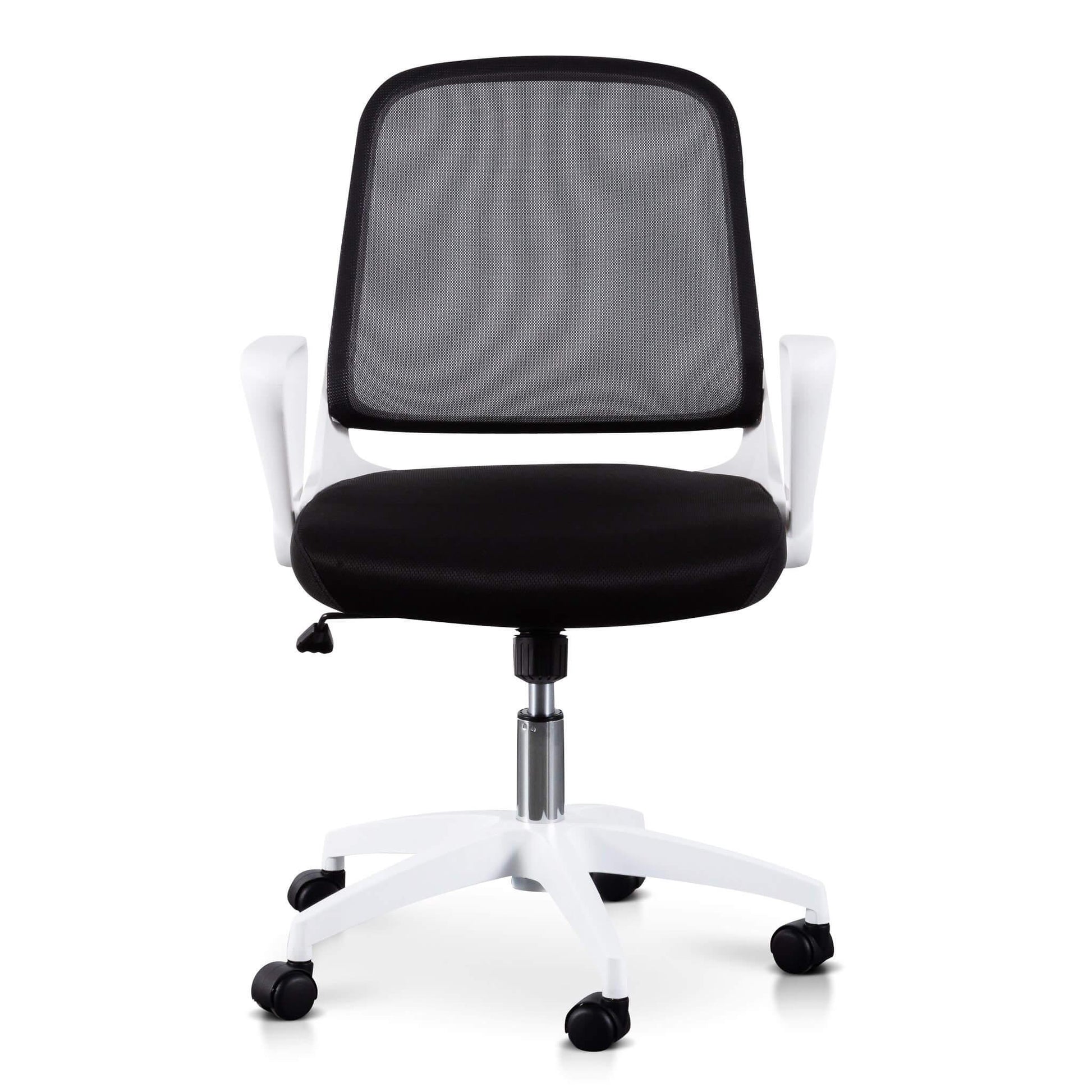 Calibre Black Office Chair - White Arm and Base OC6190-LF - Office/Gaming ChairsOC6190-LF 4