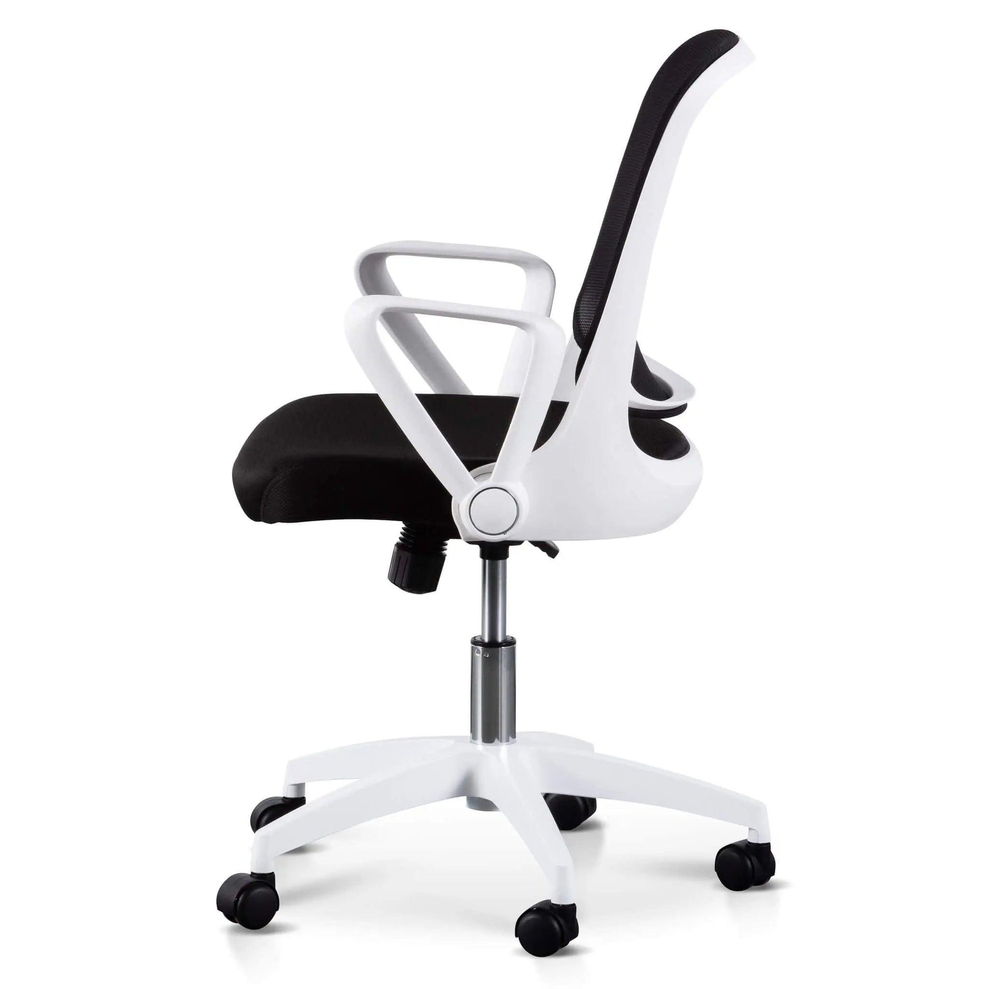 Calibre Black Office Chair - White Arm and Base OC6190-LF - Office/Gaming ChairsOC6190-LF 5