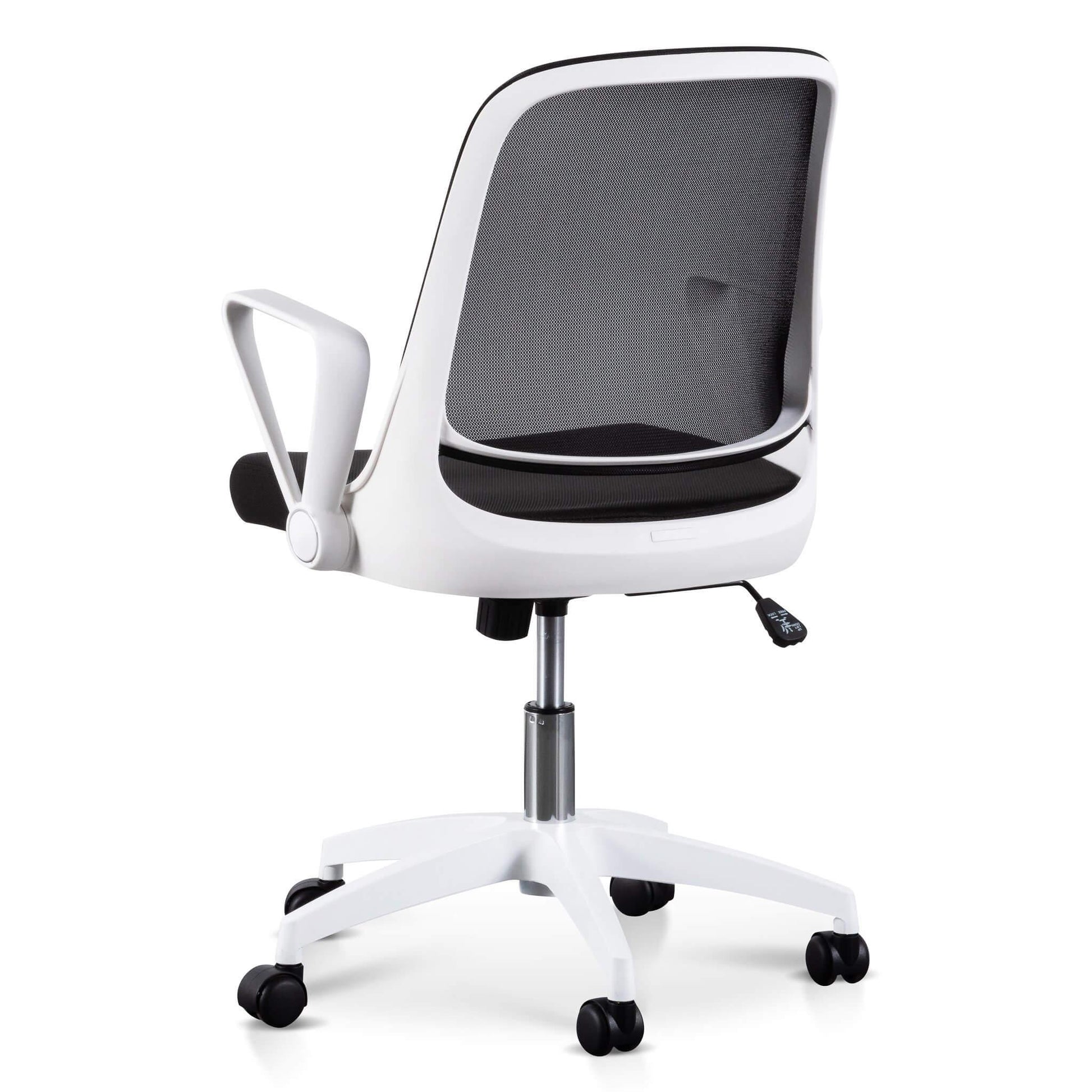 Calibre Black Office Chair - White Arm and Base OC6190-LF - Office/Gaming ChairsOC6190-LF 2