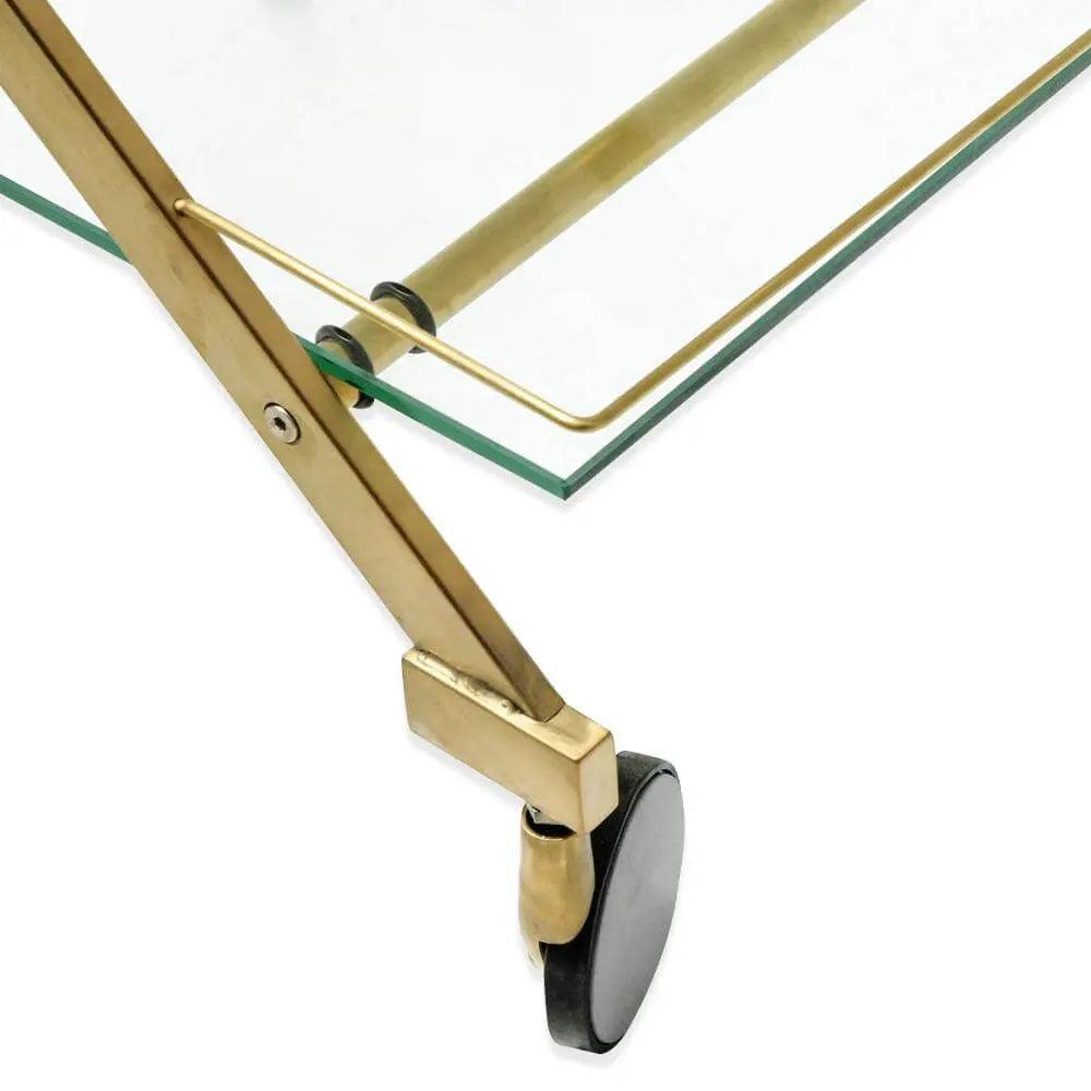 Calibre Brushed Gold Bar Cart - TrolllyBR005-BS 4