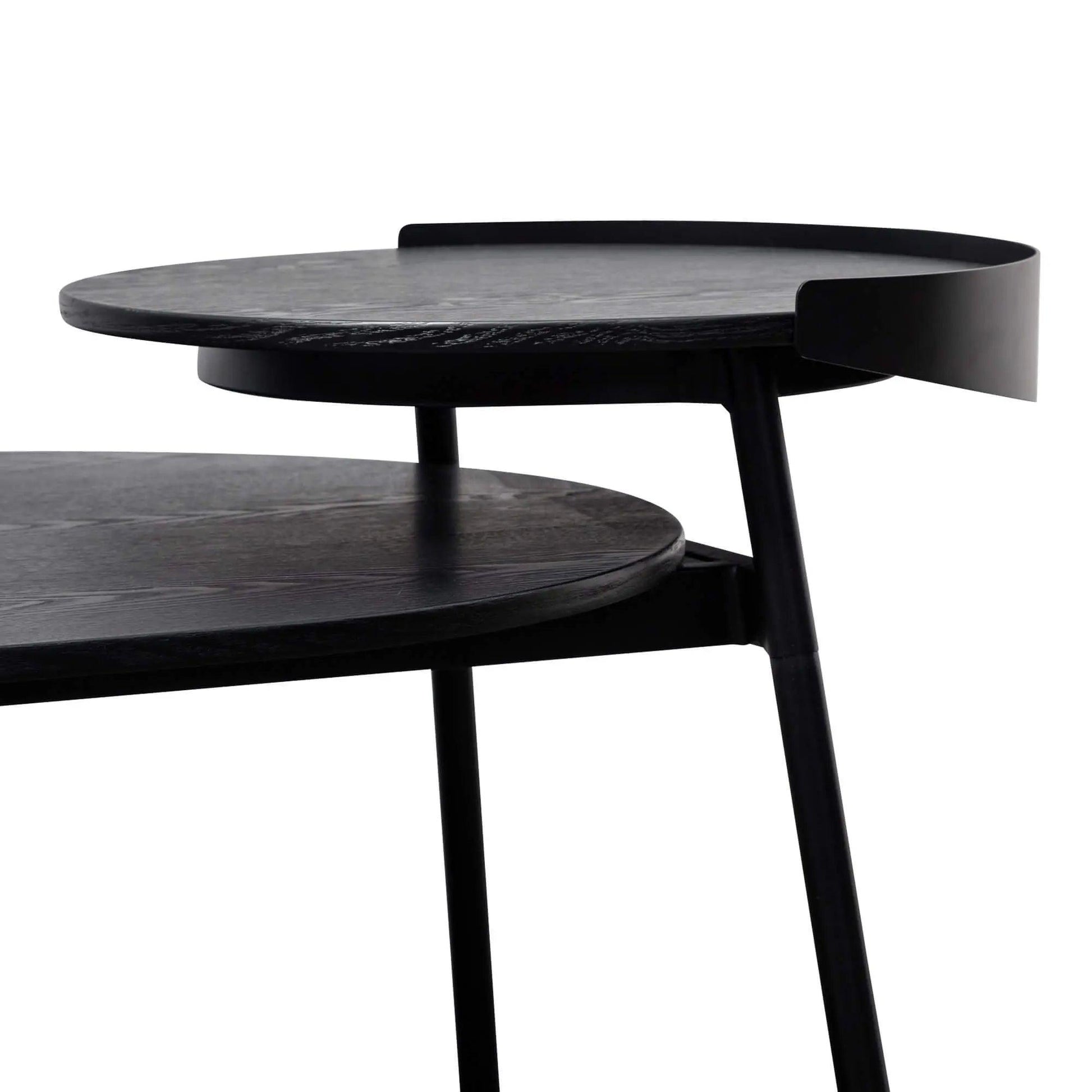 Calibre Coffee Table - Black Veneer CF6033-SD - Coffee TablesCF6033-SD 4