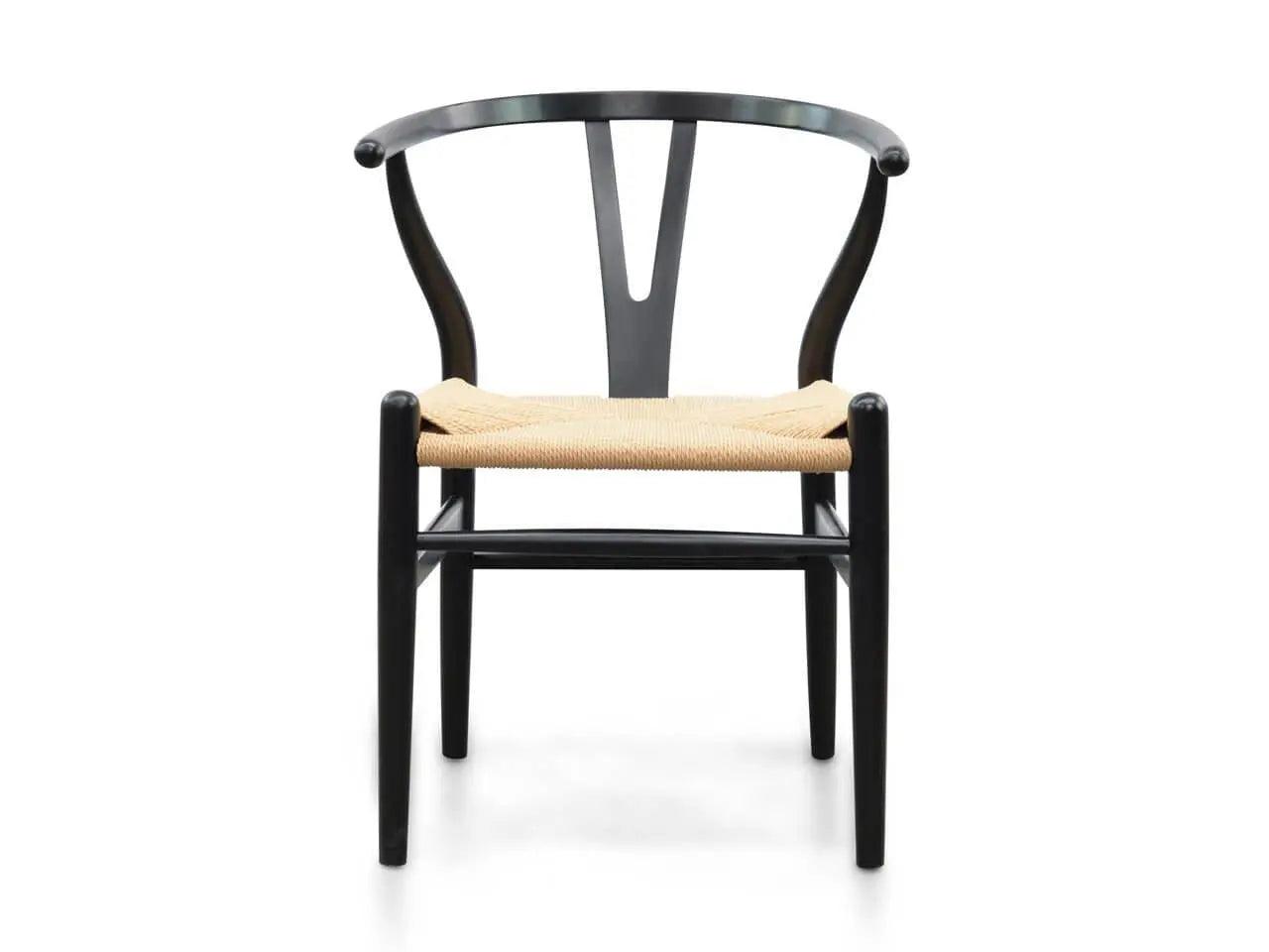 Calibre Dining Chair - Black - Natural Seat DC125BLK-SD - Dining ChairsDC125BLK-SD 1