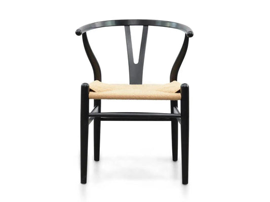 Calibre Dining Chair - Black - Natural Seat DC125BLK-SD - Dining ChairsDC125BLK-SD 1