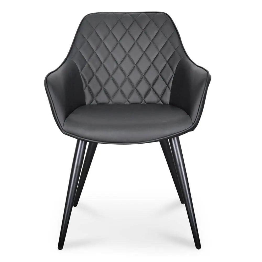 Calibre Dining Chair - Black PU (Set of 2) DC2082-SEx2 - Dining ChairsDC2082-SEx2 4