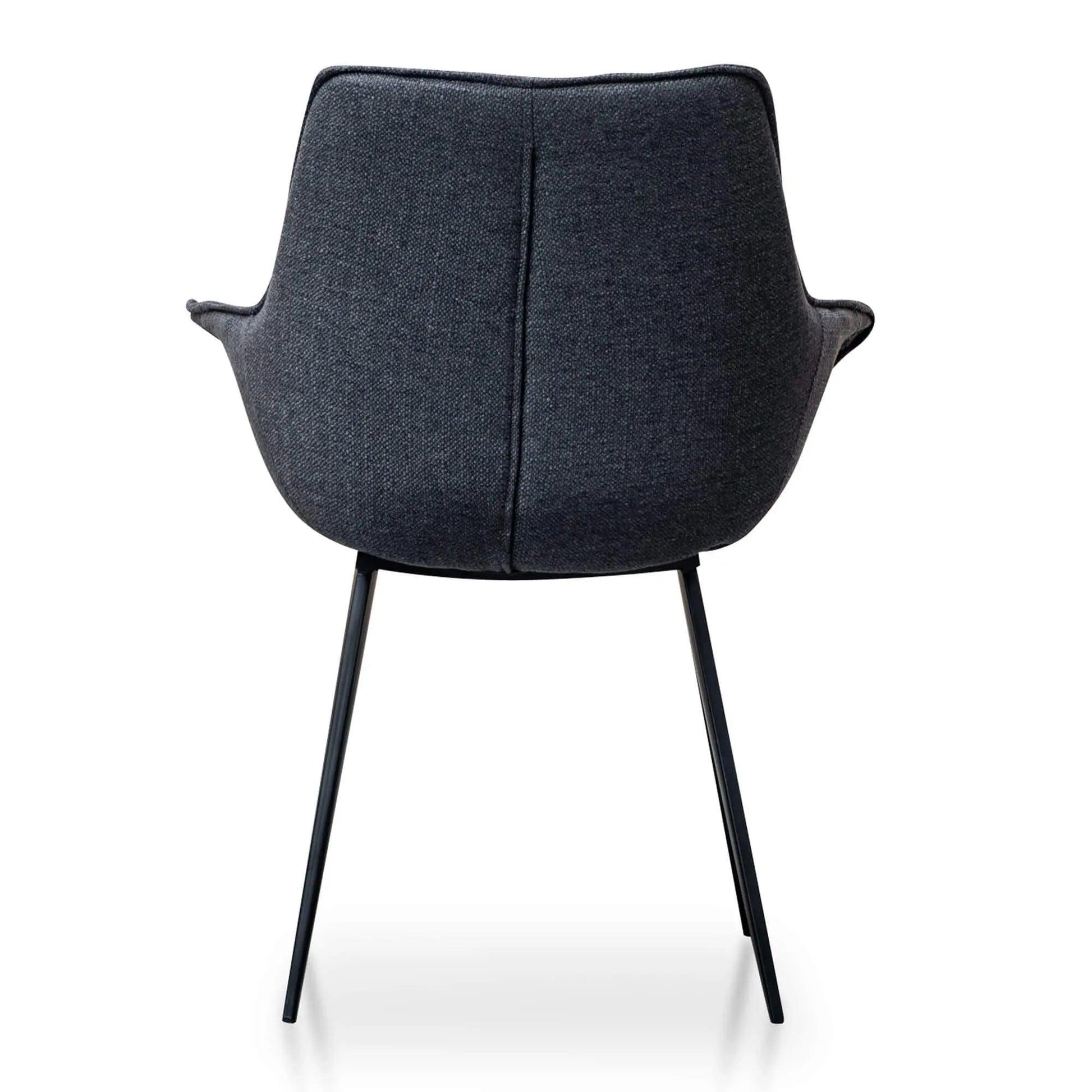 Calibre Dining Chair - Charcoal Grey (Set of 2) DC2633-SEx2 - Dining ChairsDC2633-SEx2 4