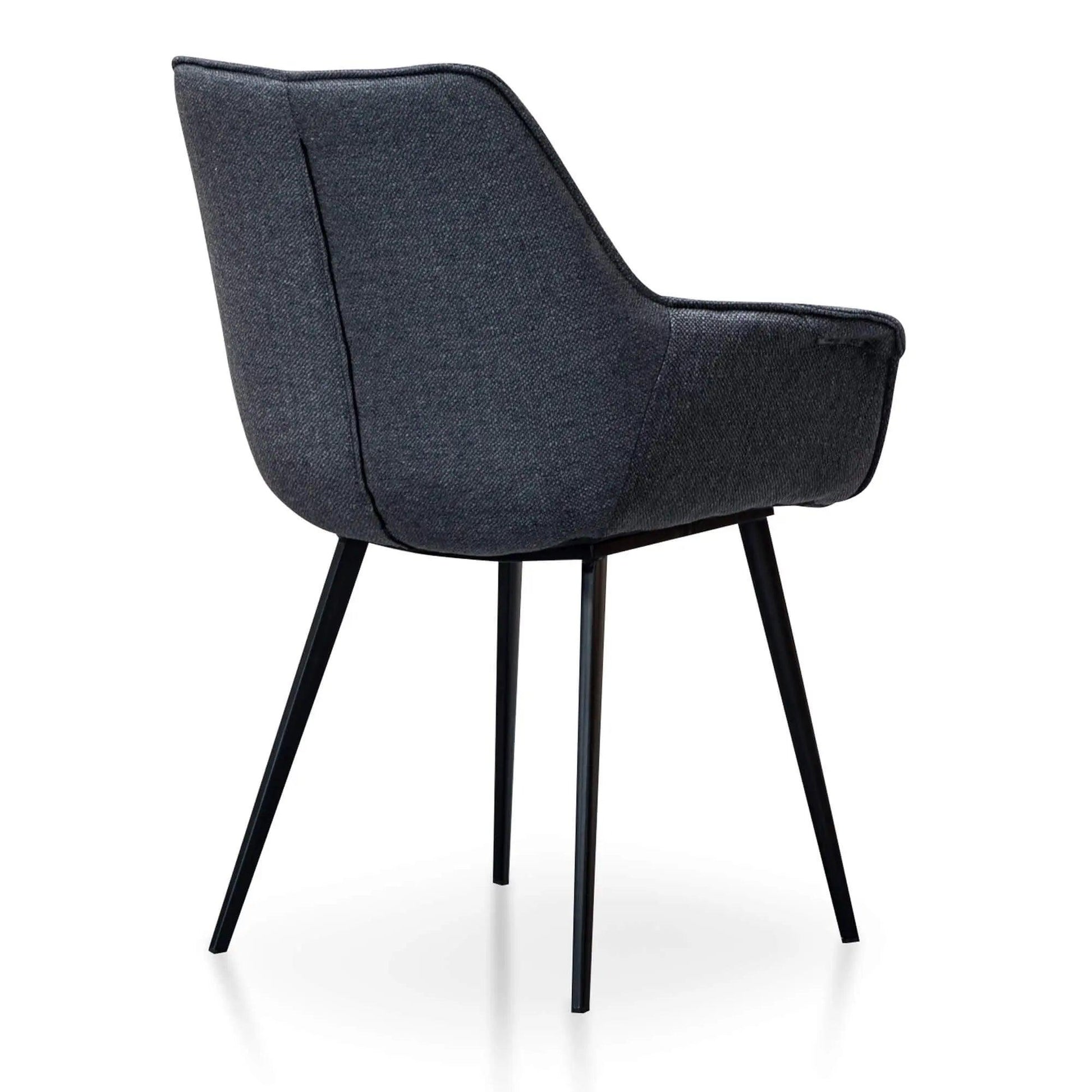 Calibre Dining Chair - Charcoal Grey (Set of 2) DC2633-SEx2 - Dining ChairsDC2633-SEx2 3