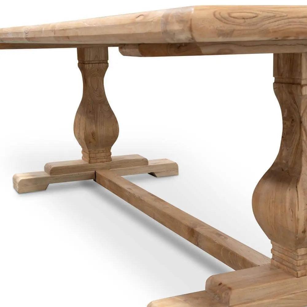 Calibre Dining Table 1.98m - Rustic Natural DT510 - Dining TablesDT510 3