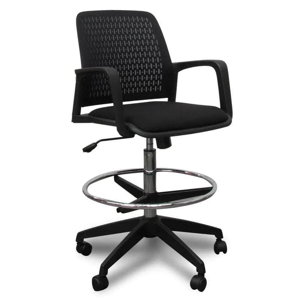 Calibre Drafting Office Chair - Black OC610-LF - Office/Gaming ChairsOC610-LF 1