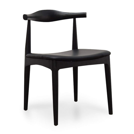 Calibre Elbow Dining Chair -Black-Dining Chairs-Calibre-Prime Furniture