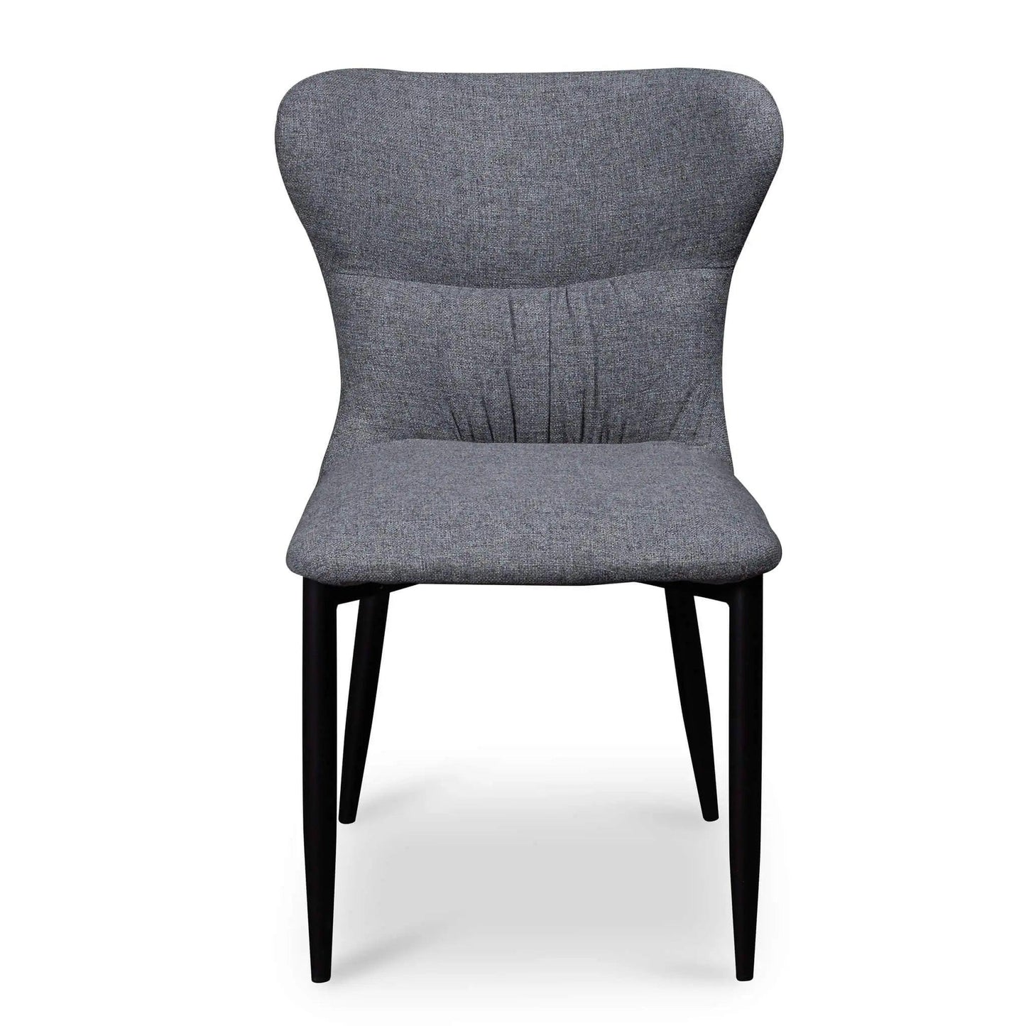 Calibre Fabric Dining Chair - Pebble Grey with Black Legs DC6114-ST - Dining ChairsDC6114-ST 1