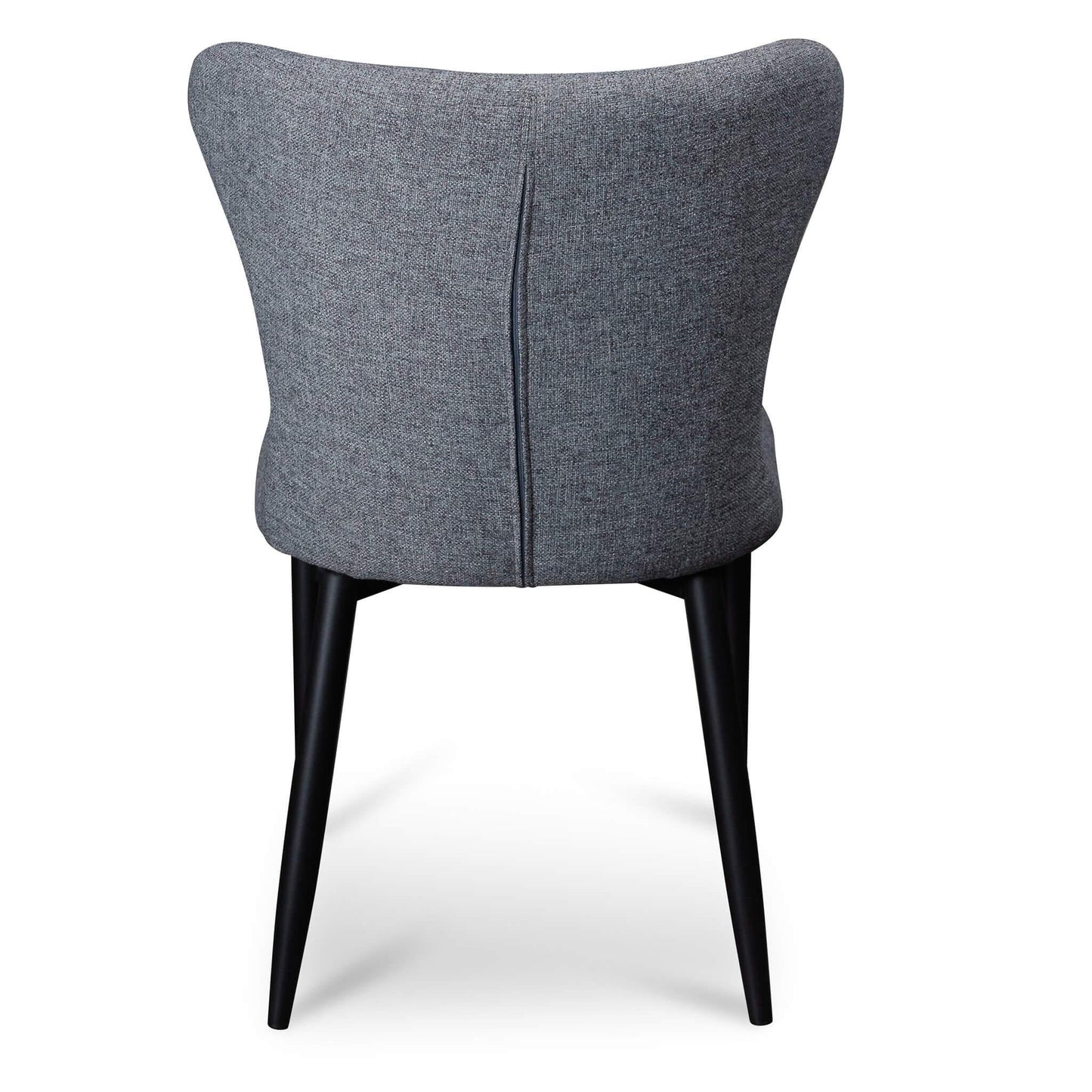 Calibre Fabric Dining Chair - Pebble Grey with Black Legs DC6114-ST - Dining ChairsDC6114-ST 5