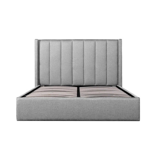 Calibre Fabric King Bed Frame - Pearl Grey with Storage BD6022-YO - BedsBD6022-YO 1