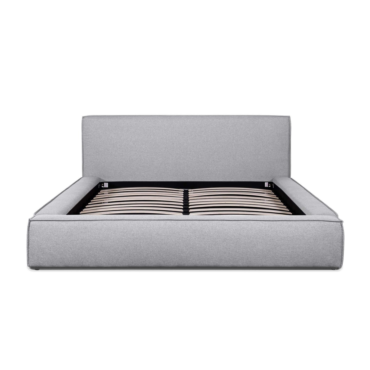 Calibre King Bed Frame - Pearl Grey Fabric BD2999-YO-Beds-Calibre-Prime Furniture