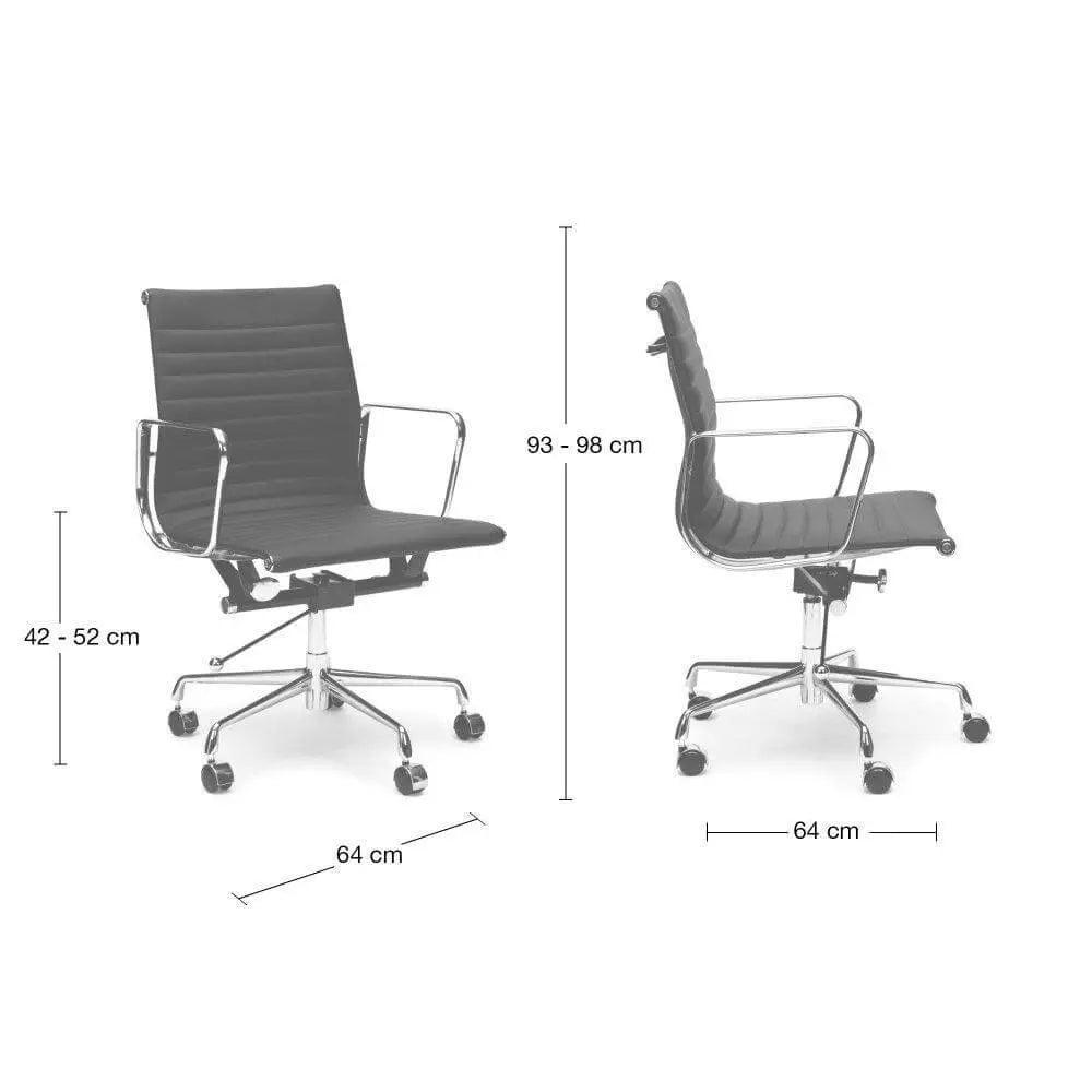 Calibre Leather Office Chair - White OC111 - Office/Gaming ChairsOC111 4