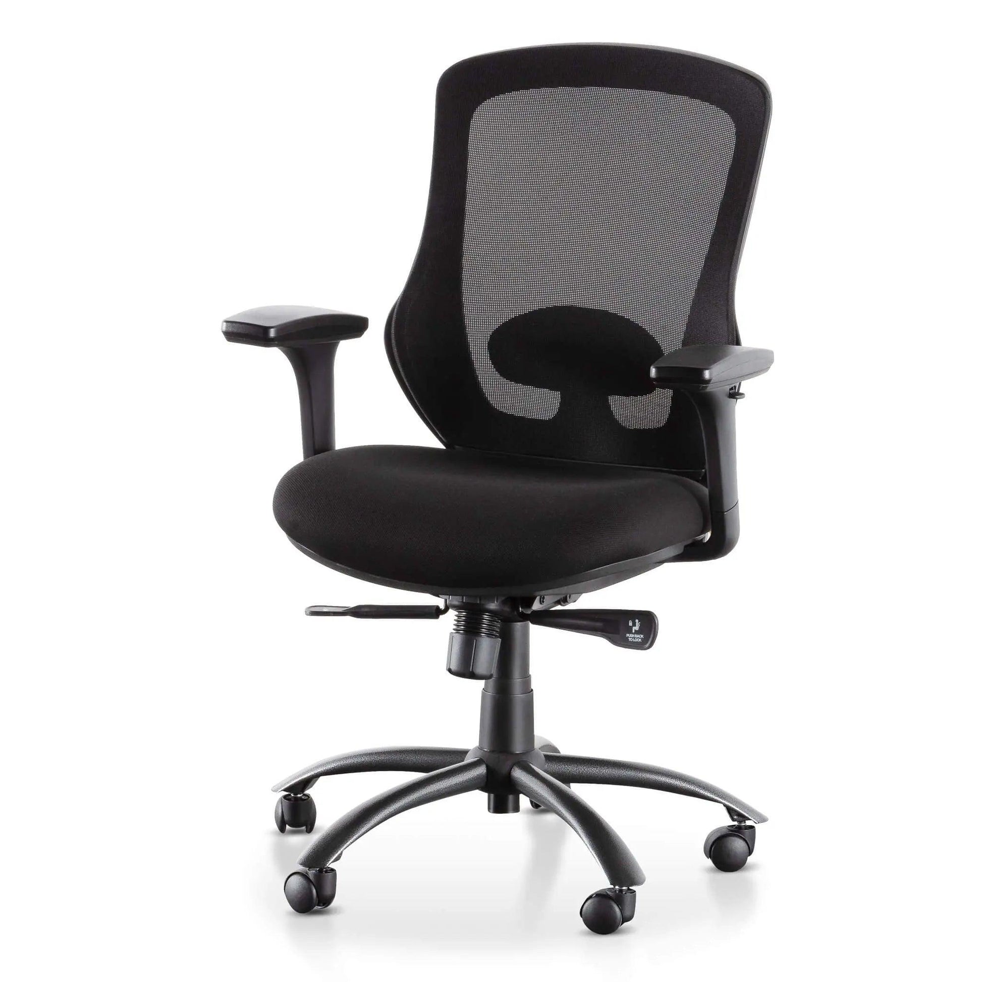 Calibre Office Chair - Full Black OC6198-LF - Office/Gaming ChairsOC6198-LF 2