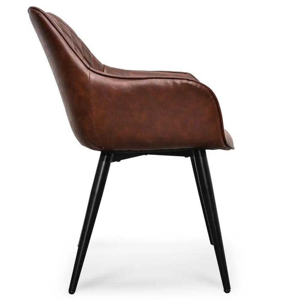 Calibre Plywood Dining Chair - Cinnamon Brown (Set of 2) DC2272-SEx2 - Dining ChairsDC2272-SEx2 3