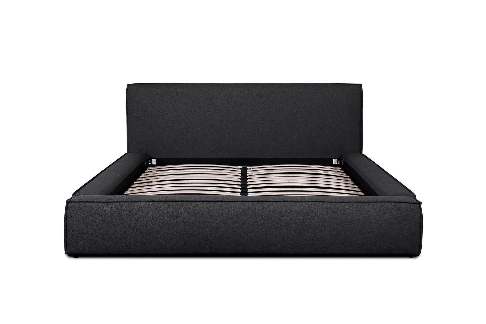 Calibre Queen Bed frame in Fossil Grey Fabric BD2998-YO - BedsBD2998-YO 1