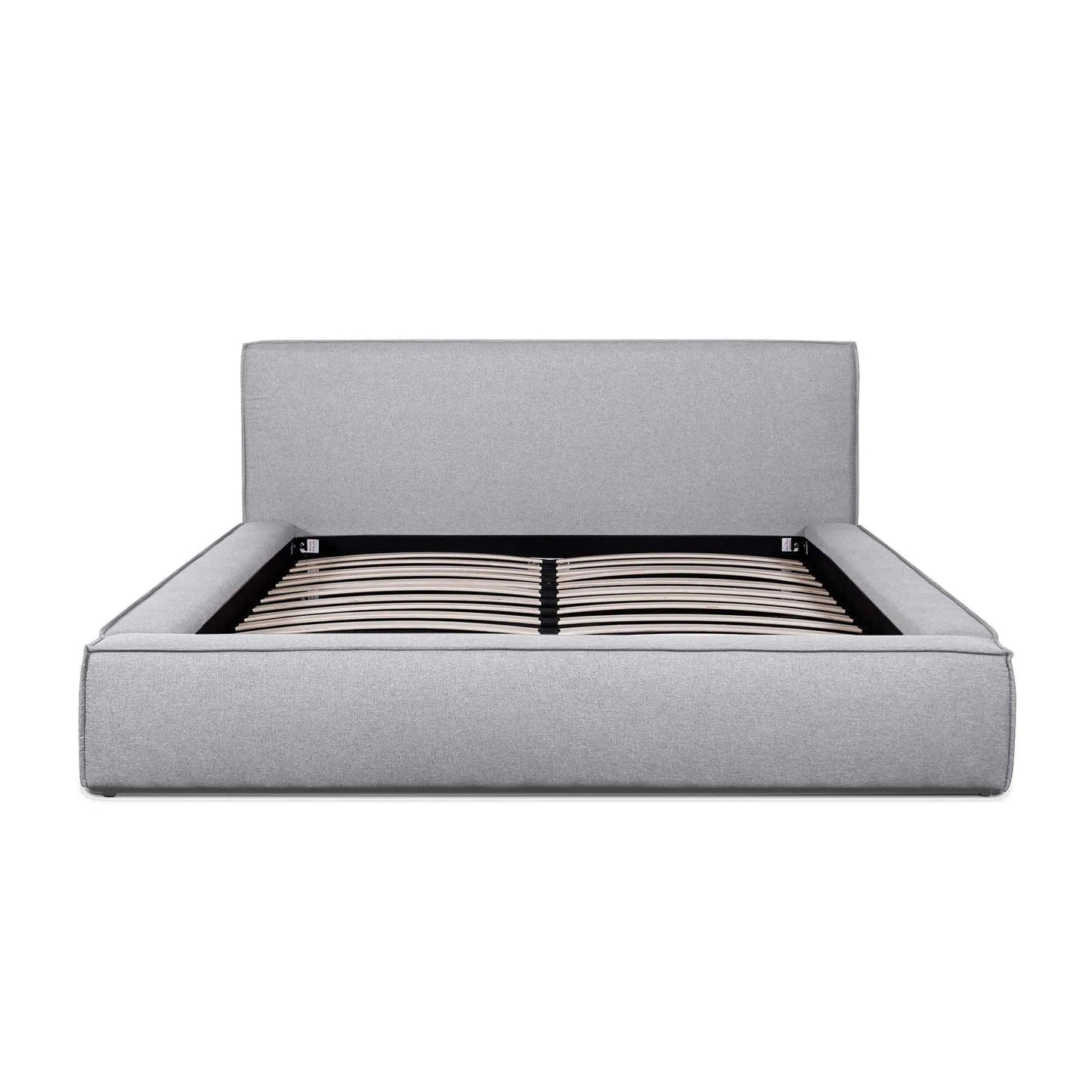 Calibre Queen Bed Frame in Pearl Grey Fabric - BedsBD2997-YO 1