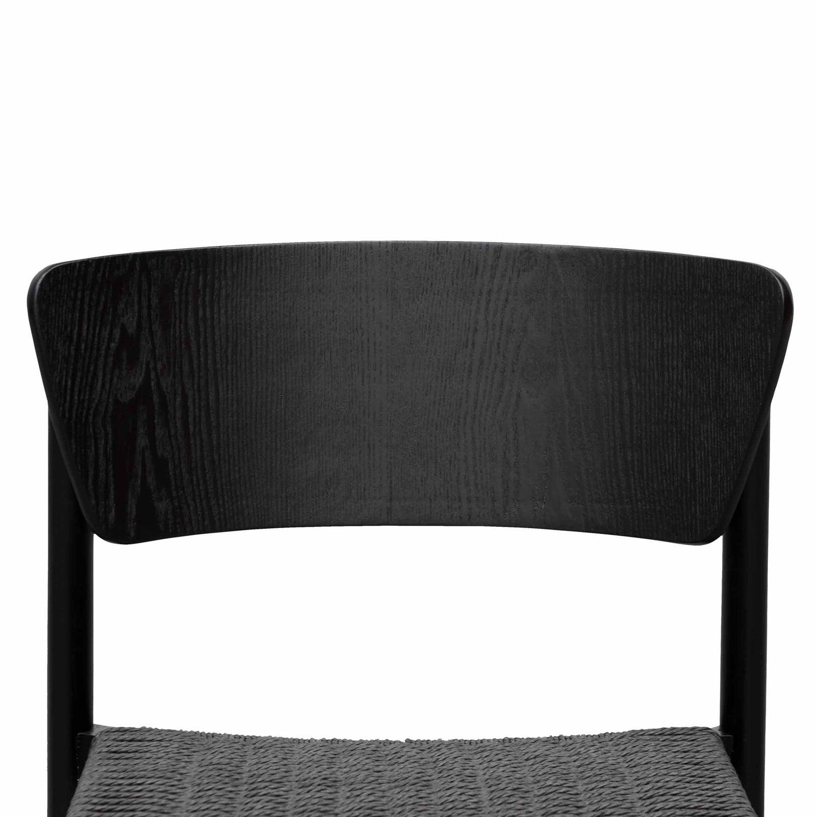 Calibre Rope Seat Dining Chair - Black - Dining ChairDC8151-SD 5