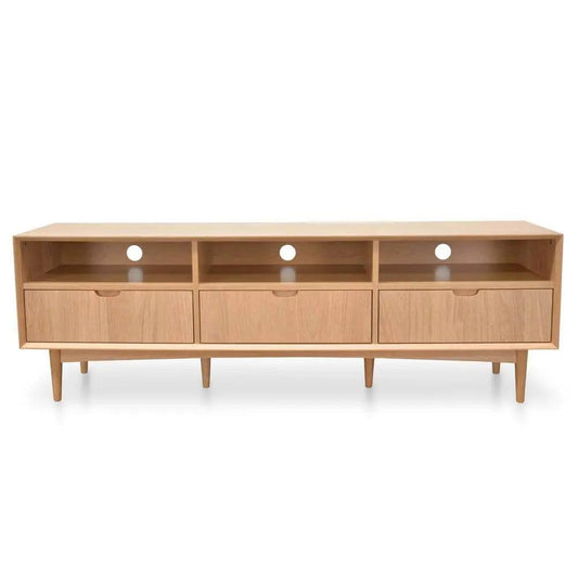 Calibre Scandinavian 180cm TV Entertainment Unit With 3 Drawers - Natural - Entertainment UnitsTV2117-VN 1