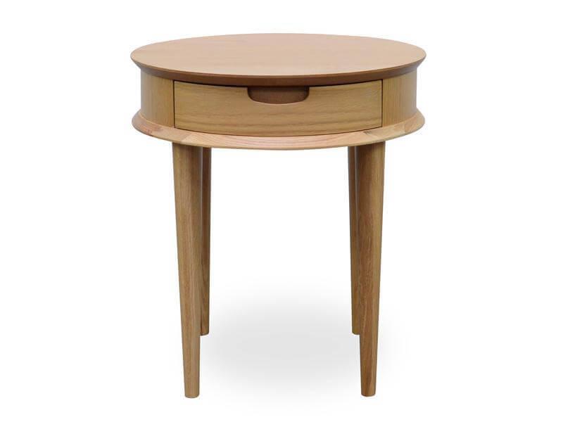 Calibre Scandinavian Lamp Side Table with Drawers - Natural CF692-VN-Side Table-Calibre-Prime Furniture