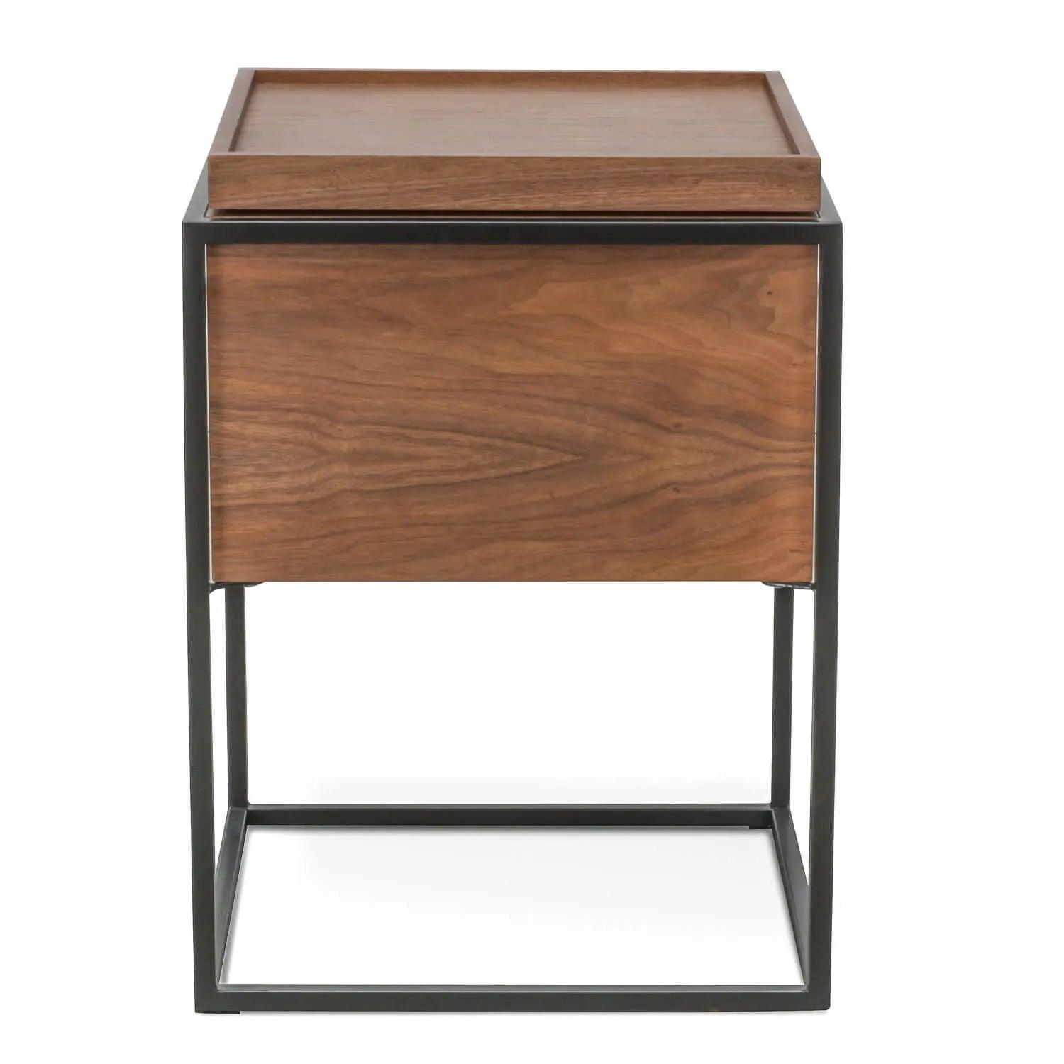 Calibre Scandinavian Side Table - Walnut ST312WAL-IG - Side TableST312WAL-IG 5