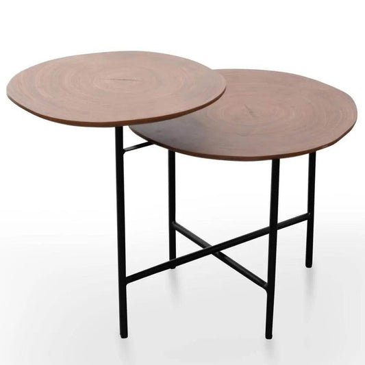 Calibre Side Table - Walnut - Black Legs ST2299-IG - Side TableST2299-IG 1