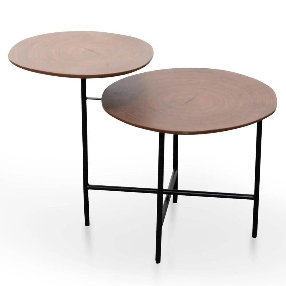 Calibre Side Table - Walnut - Black Legs ST2299-IG - Side TableST2299-IG 2