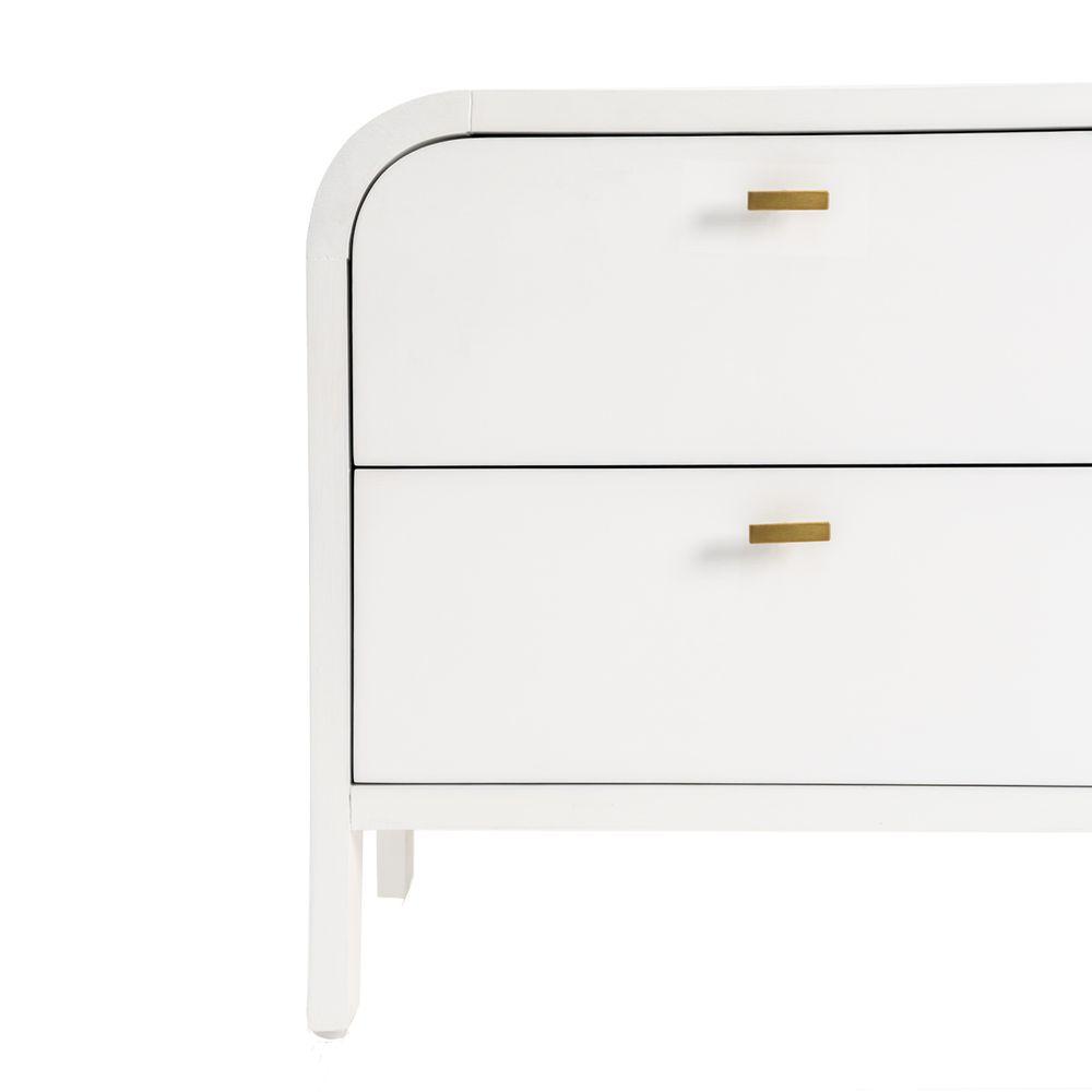 Chisholm Oak Bedside Table - White - Bedside Table330389320294128886 6