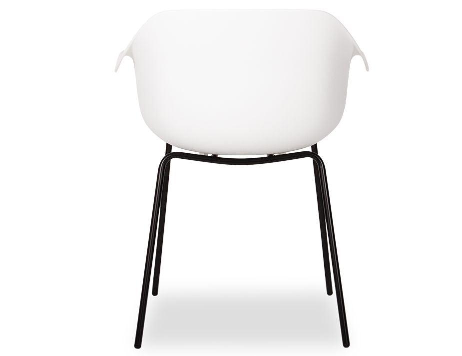 Crane Chair - Black Post - White Shell - B1002060309356182011350 2