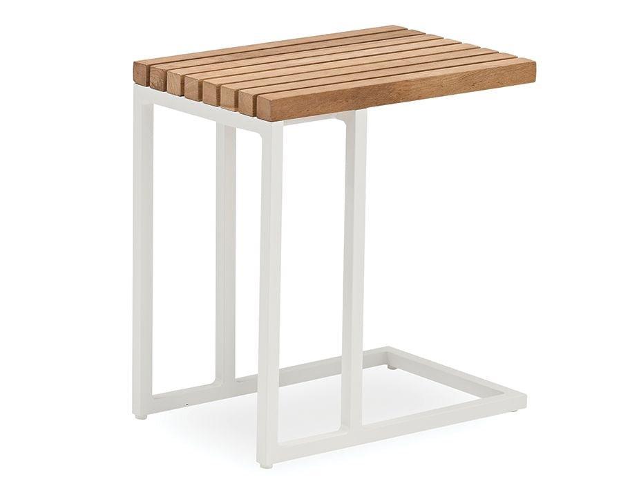 Cube Outdoor Side Table - White - C1412170679356182100016 3