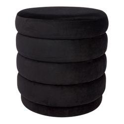 Demi Stool - Black Velvet - Stool328559320294126271 1