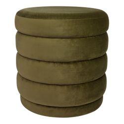 Demi Stool - Olive Velvet - Stool328589320294126301 1