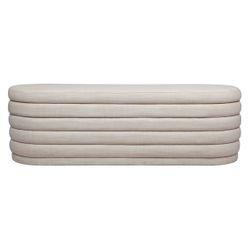 Demi Storage Bench Ottoman - Off White Linen - Ottoman328619320294126790 1