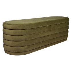 Demi Storage Bench Ottoman - Olive Velvet - Ottoman328629320294126806 3