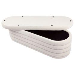 Demi Storage Bench Ottoman - White Boucle - Ottoman329549320294126813 5