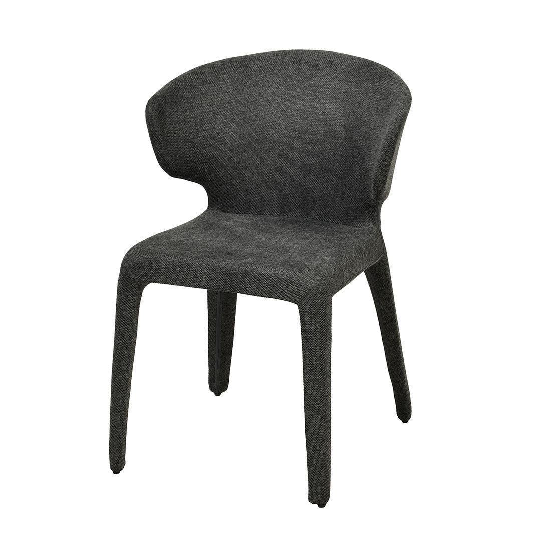 Fabric Dining Chair - Charcoal Grey (Set of 2) - Dining ChairsDC8463-FHx2 2