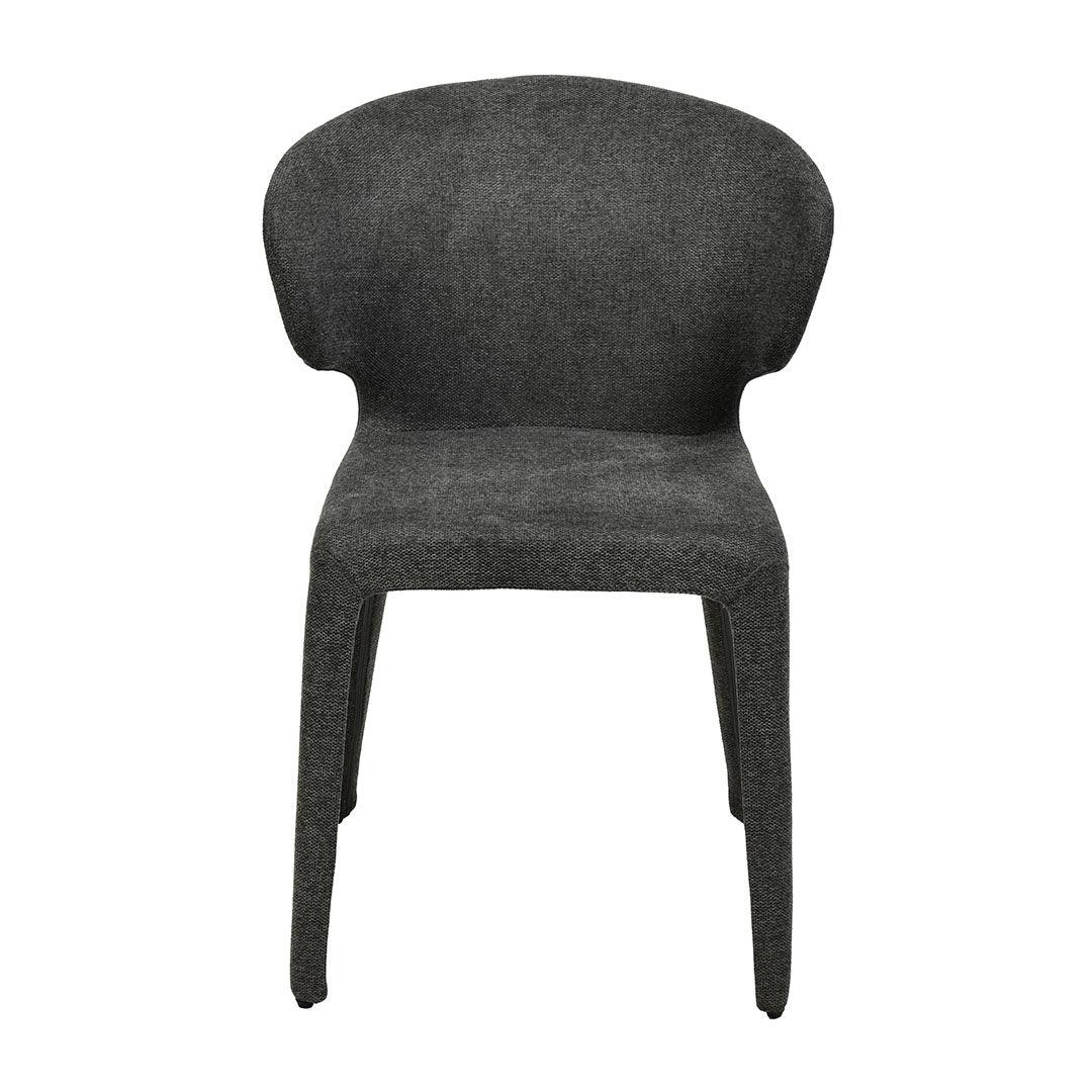 Fabric Dining Chair - Charcoal Grey (Set of 2) - Dining ChairsDC8463-FHx2 3