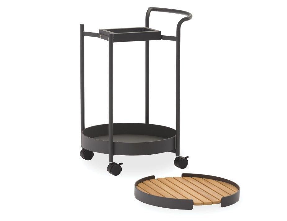 Fino Outdoor Bar Cart - Charcoal - C1412110759356182099884 2