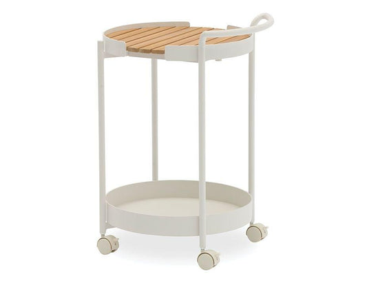 Fino Outdoor Bar Cart - White - C1412110679356182099877 1